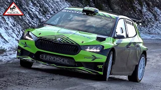 Test Day Toksport WRT | X4 Škoda Fabia RS Rally2 | Pre Rallye Monte-Carlo 2023 [Passats de canto]