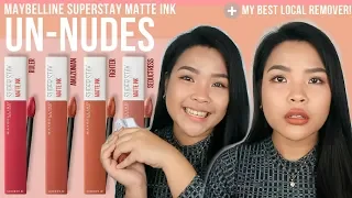 BEST Maybelline UN NUDES shades + 95 Php Remover na Local at Effective! | Miho Ochoa