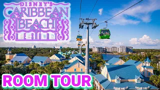 DISNEY'S CARIBBEAN BEACH ROOM TOUR | Caribbean Beach Room Tour | Full Caribbean Beach Tour