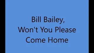Patsy Cline - Bill Bailey, Wont You Come Home - 1961 Live