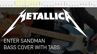 Metallica - Enter Sandman (Bass Cover with Tabs)
