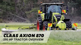CLAAS AXION 870 Tractor Overview | CLAAS Harvest Centre