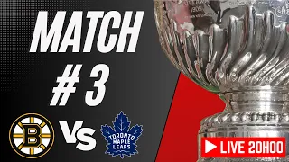 Séries LNH 2024: Bruins VS Leafs Match 3