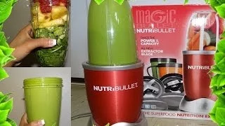 My NUTRIBULLET Unboxing, Demo, & Review!