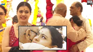 Kajol breaks down at Durga Puja pandal after meeting her relatives | Watch Video | Navratri