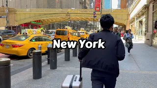 New York City Walking Tour 4k 2024 - Strolling 42nd Street