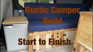 Camper Van Build - Rustic Vivaro Camper.