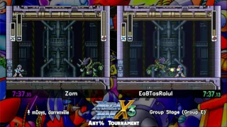 NrGzam vs EaBTasRaiul. Mega Man X3 Tournament 2017