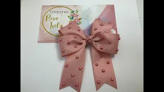 Lazo principiante  básico y clásico VIDEO No.801 Creaciones Rosa Isela