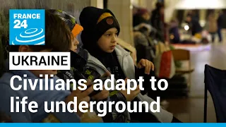 Ukraine: Mothers, children and elderly adapt to life underground • FRANCE 24 English