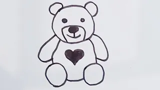 How to draw a Teddy Bear || step by step Drawing