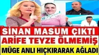 KİMSENİN AKLINA GELMEZDİ MÜGE ANLI AĞLADI SİNAN MASUM SUCSUZ ÇIKTI ARİFE GÖKÇE ESRA EROL SEDA SAYAN