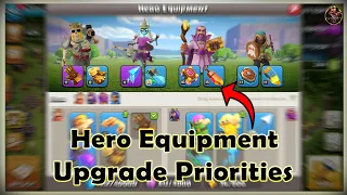 Hero Equipment Upgrade Priorities In Clash of Clans | Clash of Clans Guide | @ClashWithAG52