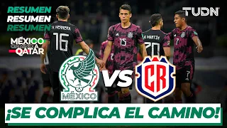 Resumen | México vs Costa Rica | ELIMINATORIA Qatar 2022 | TUDN