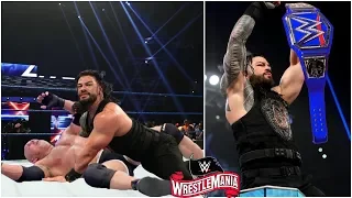 Roman Reigns WINS Universal Title From Goldberg In 5 Mins At Wrestlemania 36 ? Roman VS Goldberg