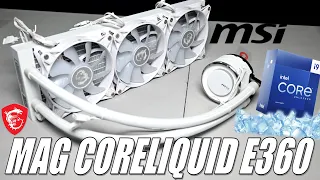 MSI MAG Coreliquid E360 Review - Great Cooler For Intel 13900K/14900K