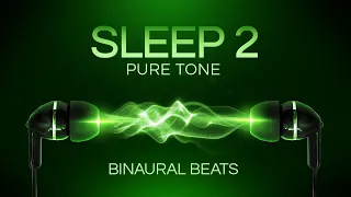 Binaural Beats Deep Sleep No Music - Black Screen - 3 Hz to 1 Hz Delta Waves - Pure Tone Frequency