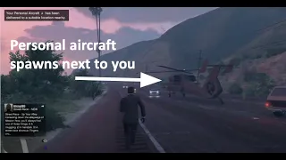 How to spawn personal aircraft next to you - GTA Online glitch