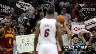 First Time LeBron Played in Cleveland, Scariest NBA Game of All Time!