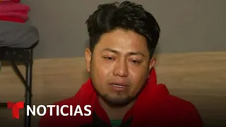 Hermano de víctima del accidente juró frente a su cuerpo que cuidará a su hija | Noticias Telemundo
