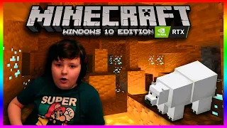 Zach Plays Minecraft RTX - Saves a Polar Bear