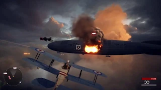 Battlefield 1 - Destroy Zeppelin with airplane