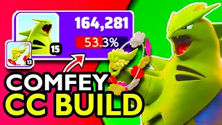 HOW TO PLAY SWEET KISS COMFEY WITH TYRANITAR! | Pokemon Unite Comfey Build