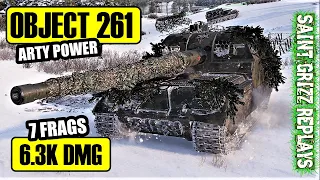 WoT Object 261 Gameplay ♦ 7 Frags 6.3k Dmg ♦ SPG Arty Review
