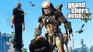 ХИЩНИКИ НАПАЛИ НА ГОРОД ЛОС САНТОС В ГТА 5 МОДЫ! PREDATOR ОБЗОР МОДА В GTA 5! ВИДЕО ИГРЫ MODS