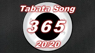 Tabata Song - 365 / 20/20 Split | Workout timer: 8 Rounds With Vocal Cues /