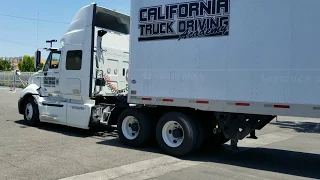 Offset Backing - Right - California Truck Driving Academy.