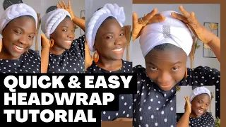 🔥4 QUICK & EASY Turban/Headscarf/Headwrap Tutorial