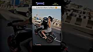 @shahfaiz2 Chapri Girl Want To Race With Me 😱 #girl #shorts #bike #rider #youtubeshorts #vlog #ktm