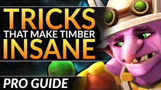 INCREDIBLE Tricks to make Timbersaw SUPER OVERPOWERED -  PRO Tips for Offlane - Dota 2 Guide