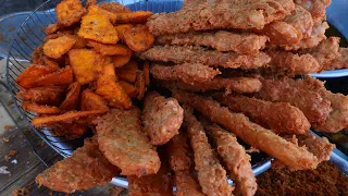 Wow look so yummy! Banana crispy |Cambodian street food