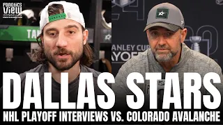 Chris Tanev & Peter DeBeor Discuss Dallas Stars vs. Colorado Avalanche Playoff Series Matchup