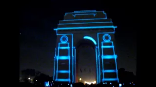 3D mapping on INDIA GATE