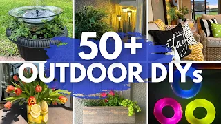 Absolute TOP 50 + Best Outdoor & Patio DIYs & Hacks On a Budget!