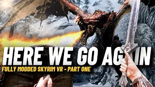 MODDED SKYRIM VR is the perfect VR GAME! New playthrough // Part one - 4090 VR Gameplay