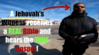 Jehovah's Witness Asks for a Bible (VERY Unusual)