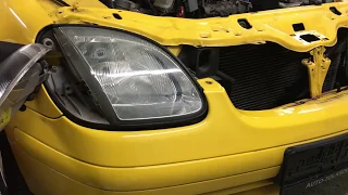 Mercedes Benz MB SLK R170 W170 1998 Removal headlight and turn signal tutorial A0016