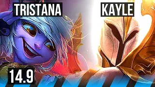 TRISTANA vs KAYLE (MID) | Rank 3 Trist, 6/1/4 | JP Grandmaster | 14.9