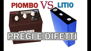 BATTERIE LITIO O  PIOMBO  pregi e difetti