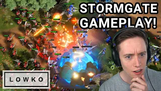 STORMGATE GAMEPLAY - Lowko's First Look and Initial Impressions!