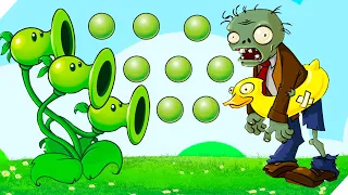 ЗОМБИ УМЕЮТ ПЛАВАТЬ! Plants vs Zombies. Растения против Зомби. PVZ