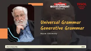 Noam Chomsky - Universal Grammar | Generative Grammar