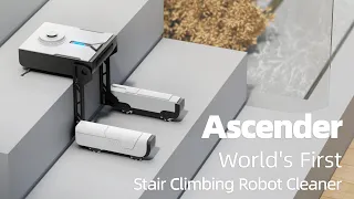 Ascender, World’s First Stair Climbing Robot Vacuum.