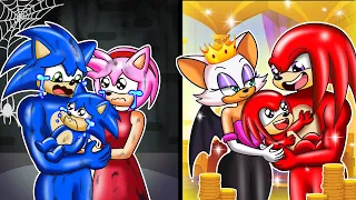 Rich Family KNUCKLES Vs Poor Family SONIC - Memorable Trip? Sonic's Life Story |Sonic the Hedgehog 2