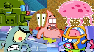 SpongeBob's Atlantis SquarePantis [GBA] | All Bosses (Perfect / No Damage) [4K]