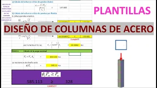 DISEÑO DE COLUMNAS DE ACERO - SECCIÓN TUBULAR CUADRADA